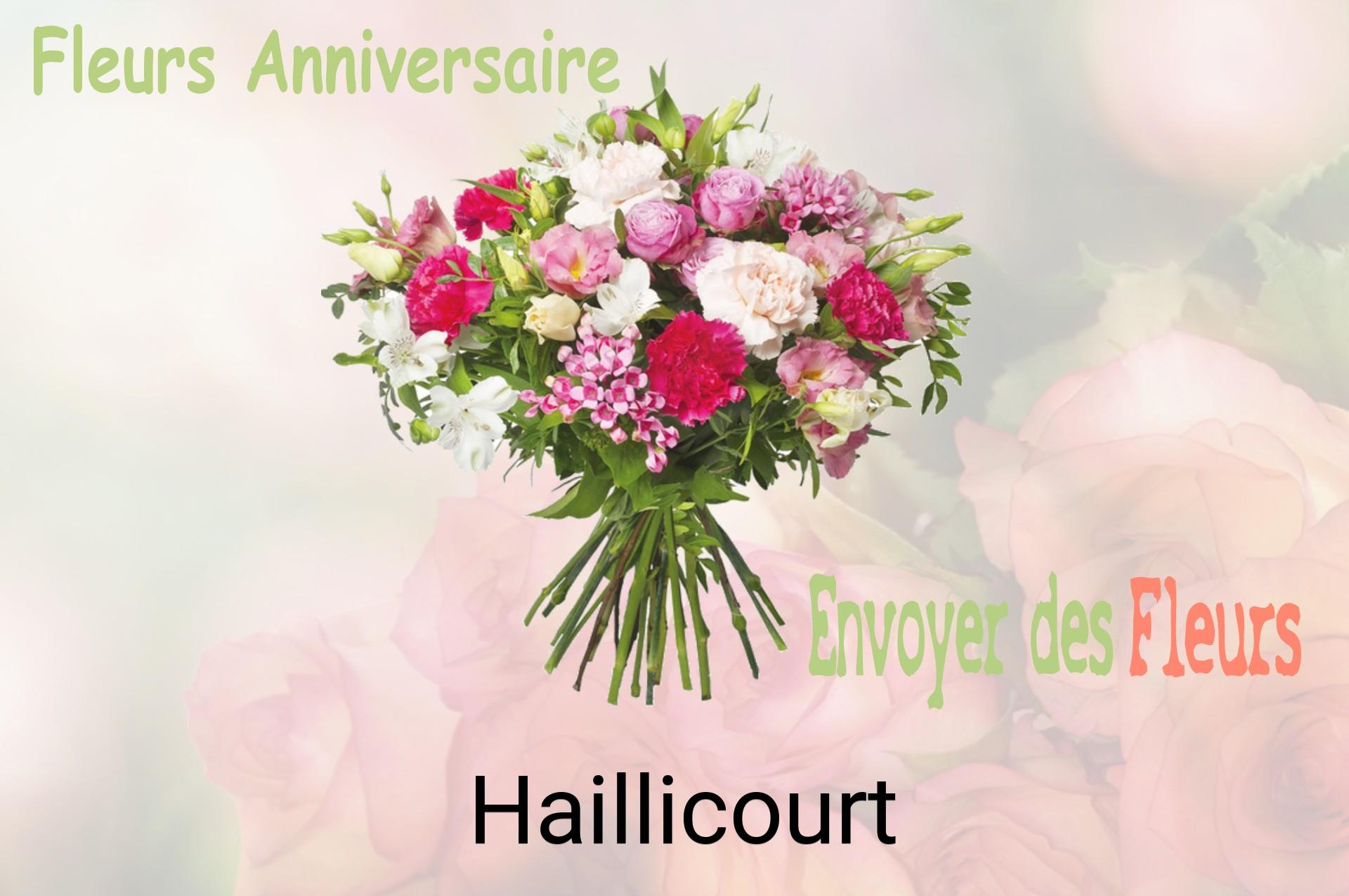 Bouquet de fleurs d’anniversaire livré à Haillicourt